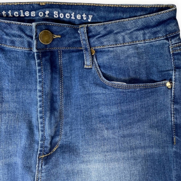 ARTICLES OF SOCIETY Bridgette Side Split Flare Jeans ~ NWT - Picture 5 of 12